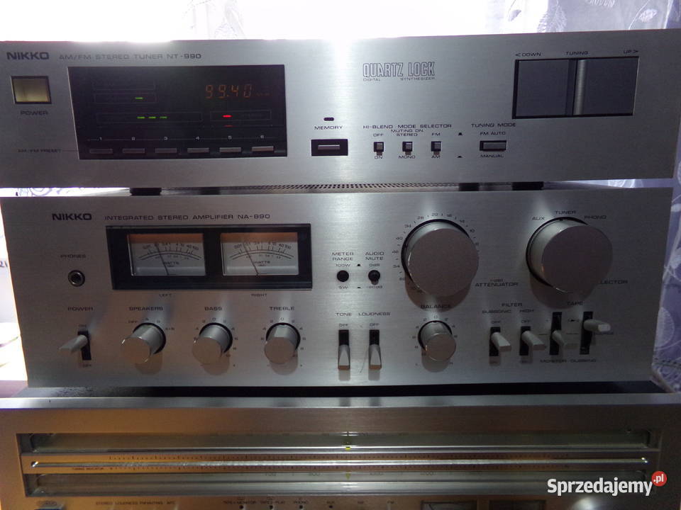 Zestaw audio Nikko NA890 i NT990 Zakrzewo