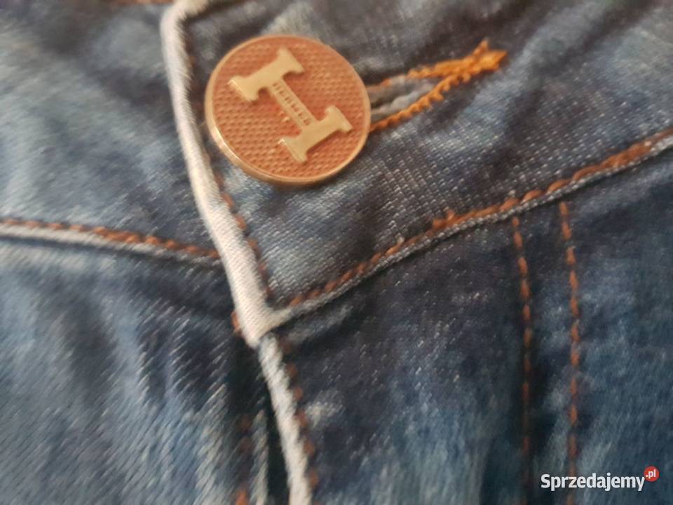 Hermes spodnie damskie dżinsy jeansy zdobione Długie Kielce