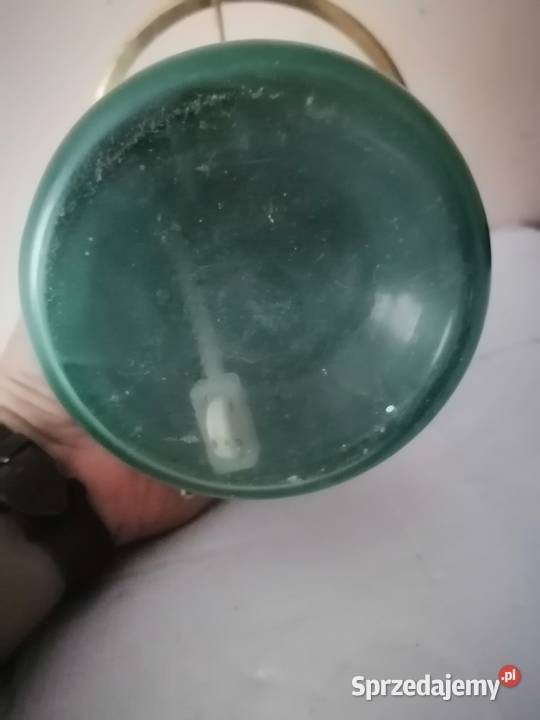 stara lampa szklana stolowa vintage retro Legnica