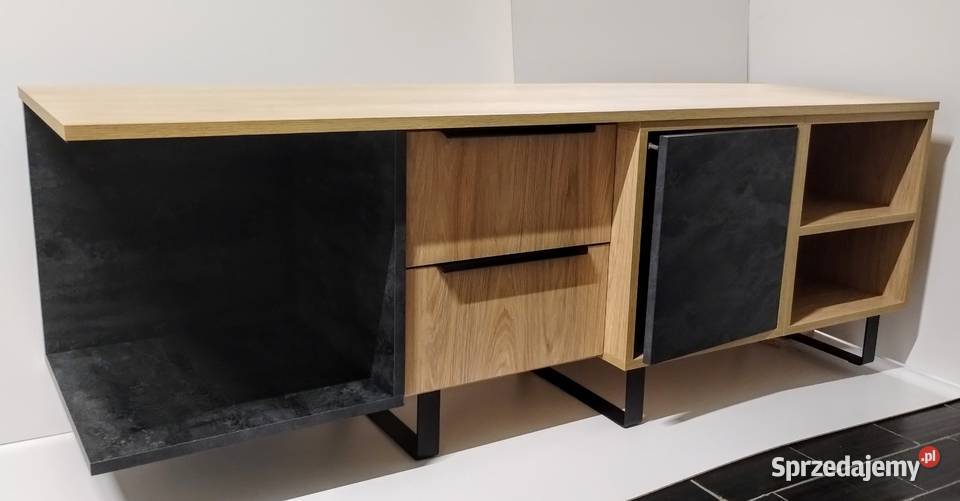 szafka RTV niska komoda w stylu loft NOWA Dom i Ogród Aleksandrów Łódzki