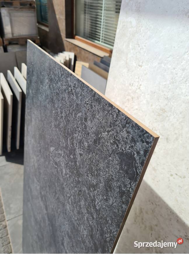 Płytki gresowe VANILLA BLACK STR 598X1198 GAT 2 Opoczno