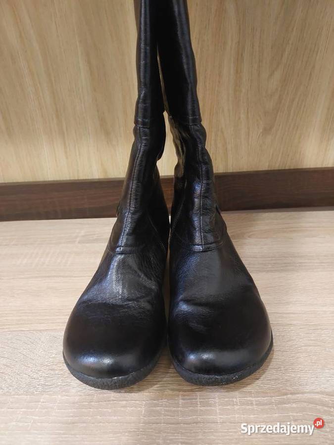 Czarne kozaki damskie Miz Mooz rozmiar 39 Milanówek sprzedam