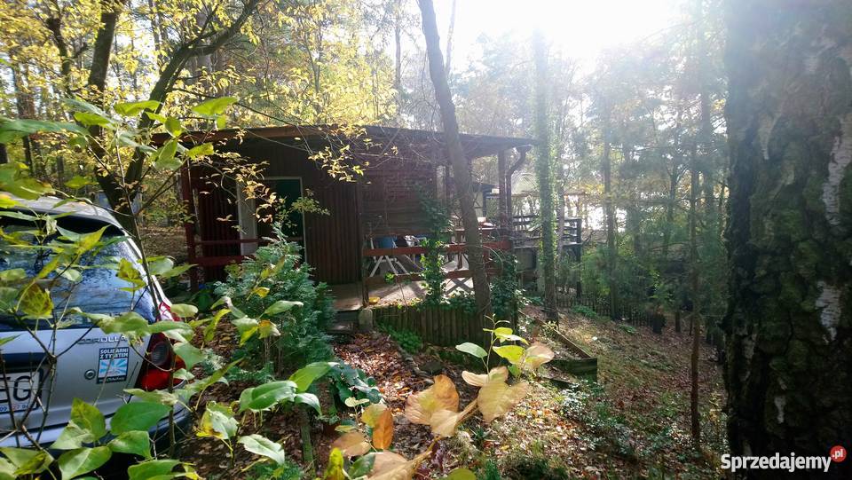 Domek rekraacyjny jeziorem Grzybowo