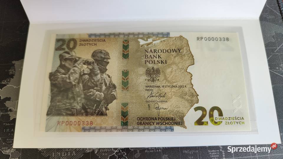 50 sztuk banknot kolekcjonerski Ochrona granicy Dębica