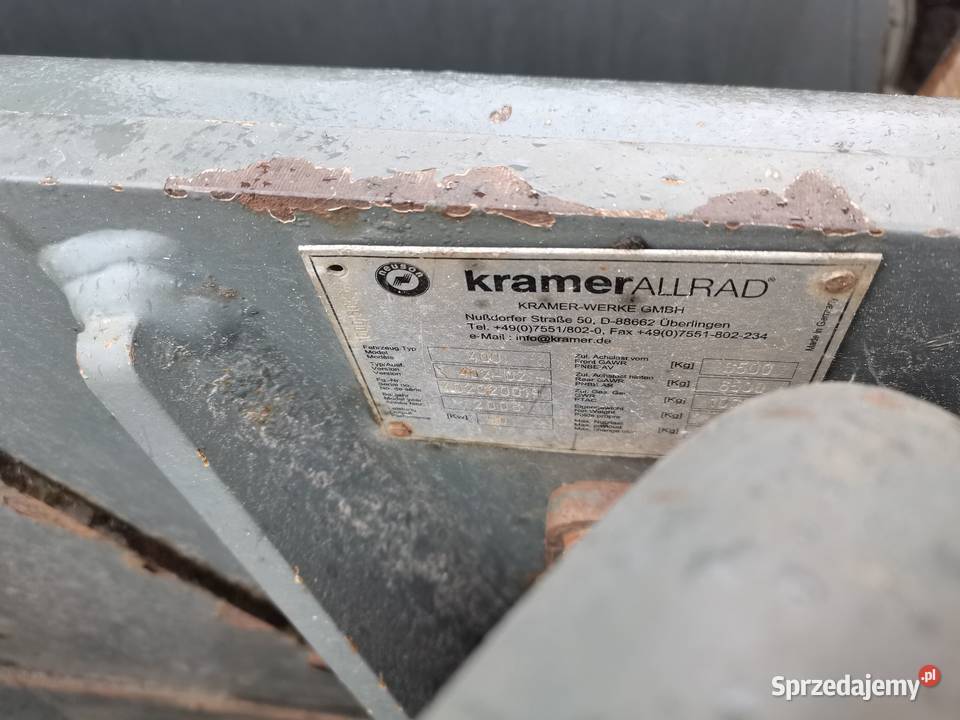 Kramer 4107 2007rParts Części wielkopolskie Wilkowo