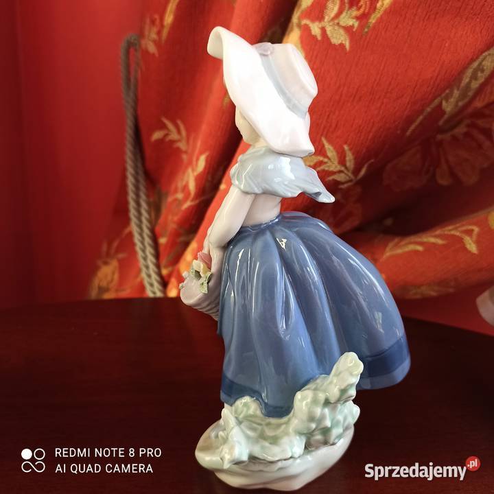 Lladro Figurka Daisa Z koszykiem piknikowym Hand Gdańsk