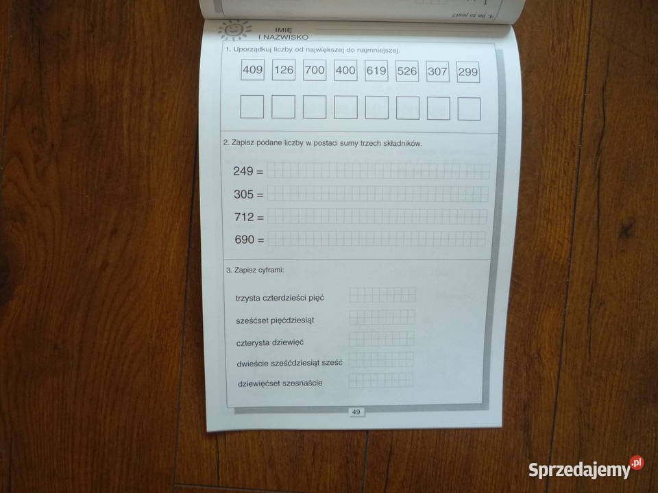 Matematyka testy klasa 2 Utrwalamy i sprawdzamy matematyka zachodniopomorskie Szczecin sprzedam