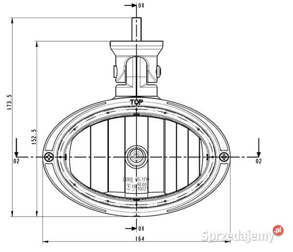 Reflektor 1014036 Kamionna