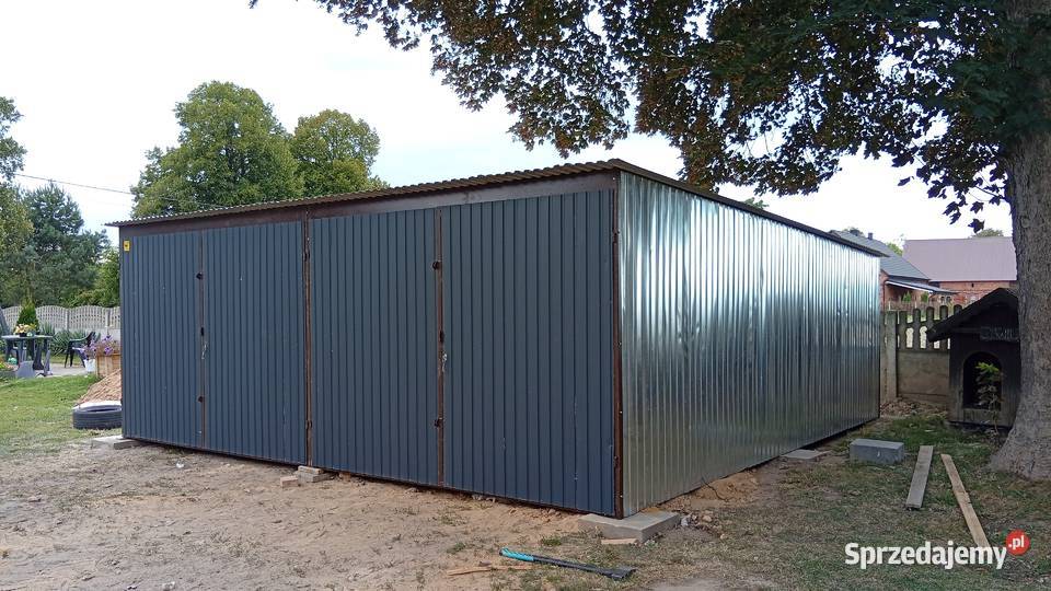 Garaże blaszane bramy garażowe skręcane