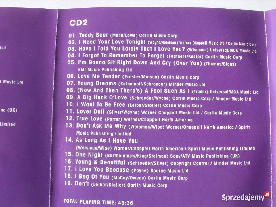 ELVIS 75ANNIVRESARY4 CD Wołów
