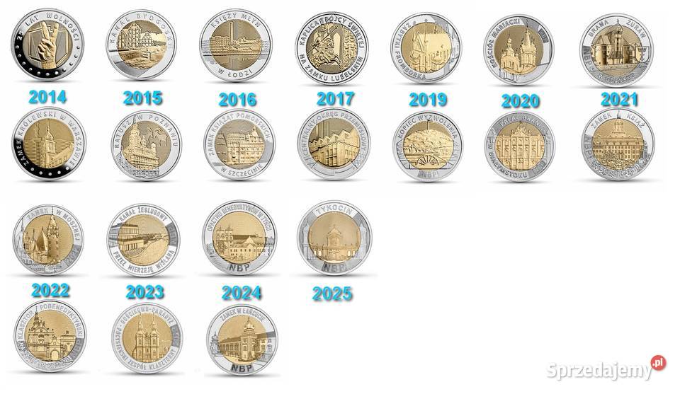 Monety 5 Odkryj Polskę mennicze 20 Łańcut Nowość Kępno