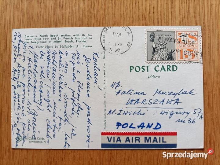 MIAMI BEACH MIASTO NA FLORYDZIE OCEANEM