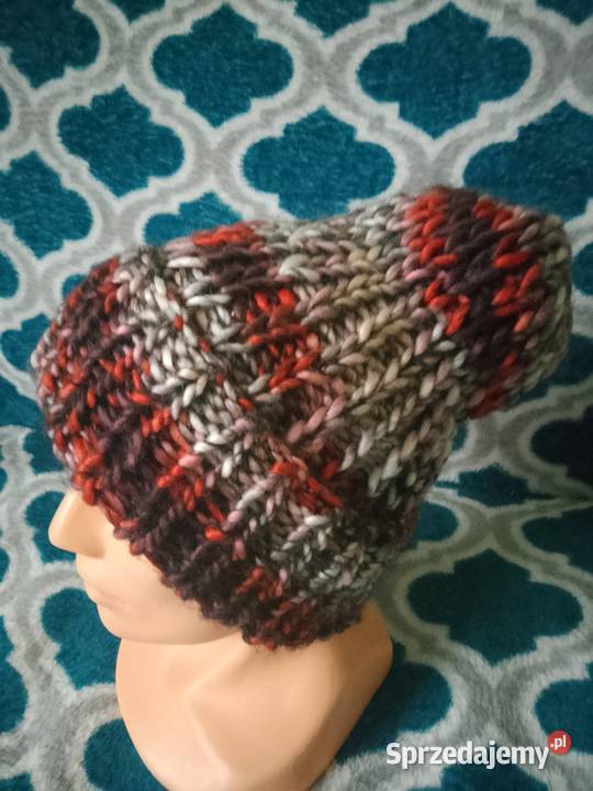 Czapki na zimę ręcznie robione Parciaki