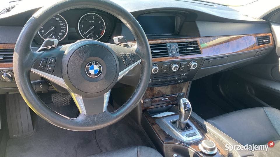 BMW E60 530d LCI sport 2008 235 łopatki