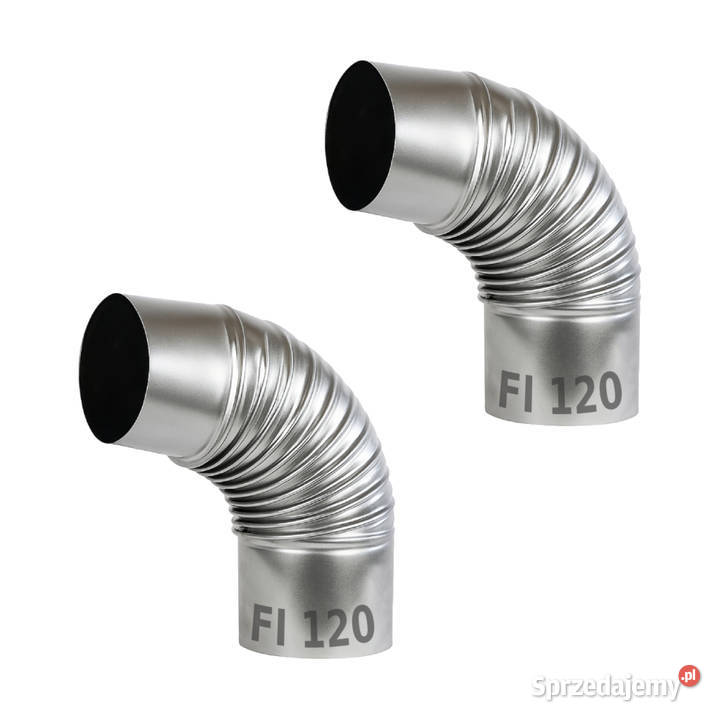 KOLANKO DYMNE fi 120 mm PIECOWE KOZA 2 SZTUKI małopolskie