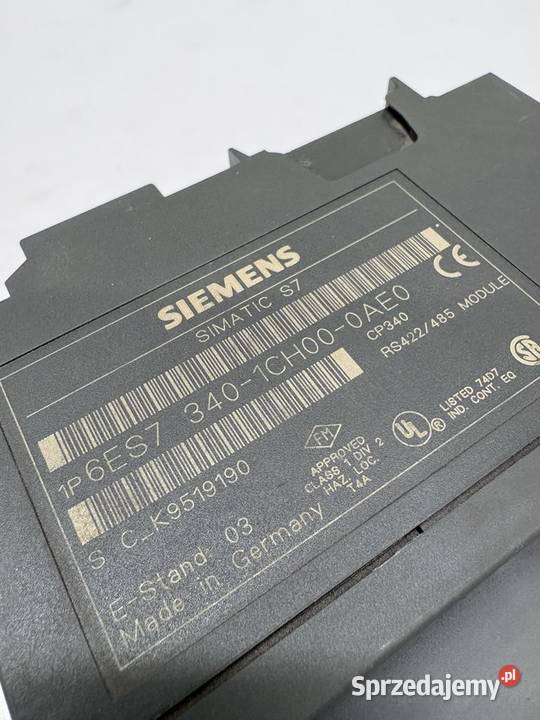 Siemens 6ES7 3401CH000AE0 Warszawa