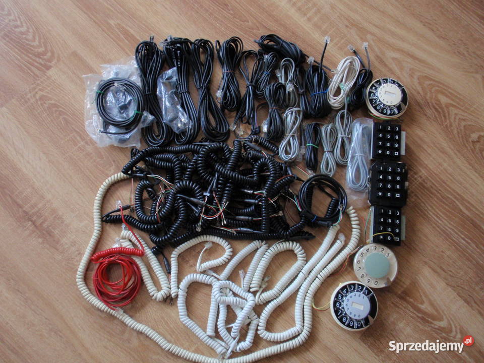 Kabel kabelki telefoniczne z wtykami różne Łódź