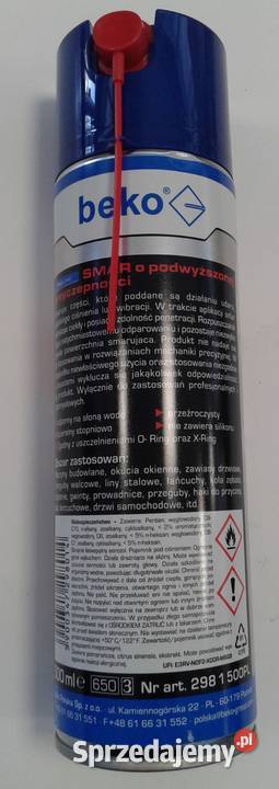 SMAR TECLINE OP 500ML BEKO Szczecin sprzedam