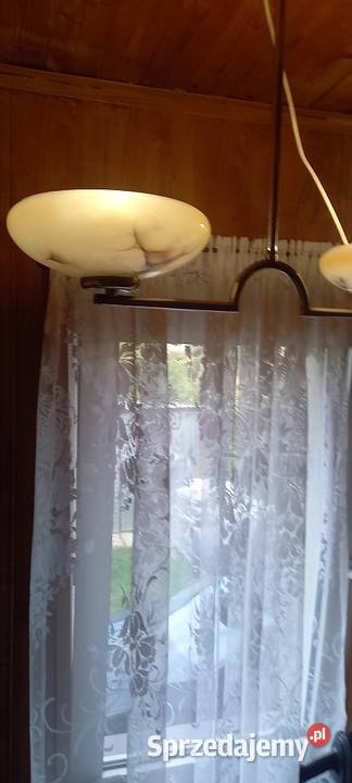 Dwuramienny żyrandol w stylu Art Deco 2 Wysyłka Antyki sprzedam