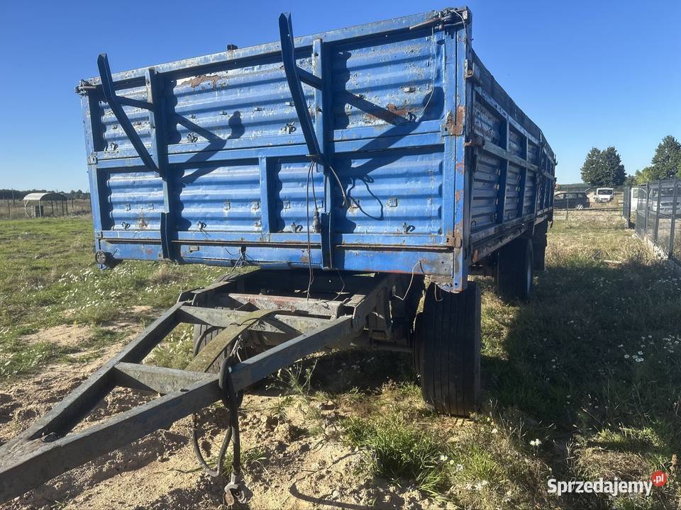 Przyczepa d83 10 ton Autosan Zarejestrowana nieuszkodzony Przyczepy rolnicze Mińsk Mazowiecki