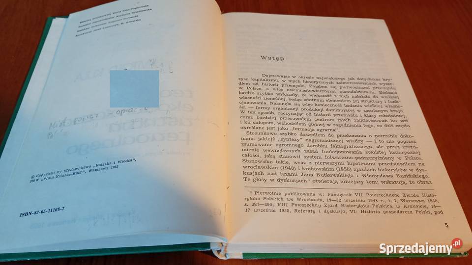 Teoria ekonomiczna ustroju feudalnego Witold Gdańsk