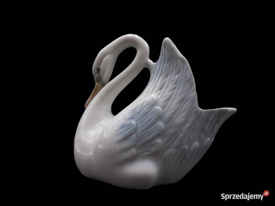 Figurka łabędź porcelana TENGRA Raszków sprzedam