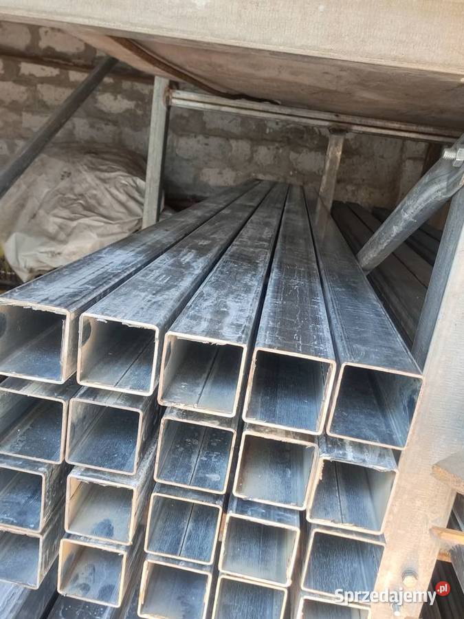 Słupek bramowy ocynkowany 80x80x3mm 2mm dl 230 Klucze