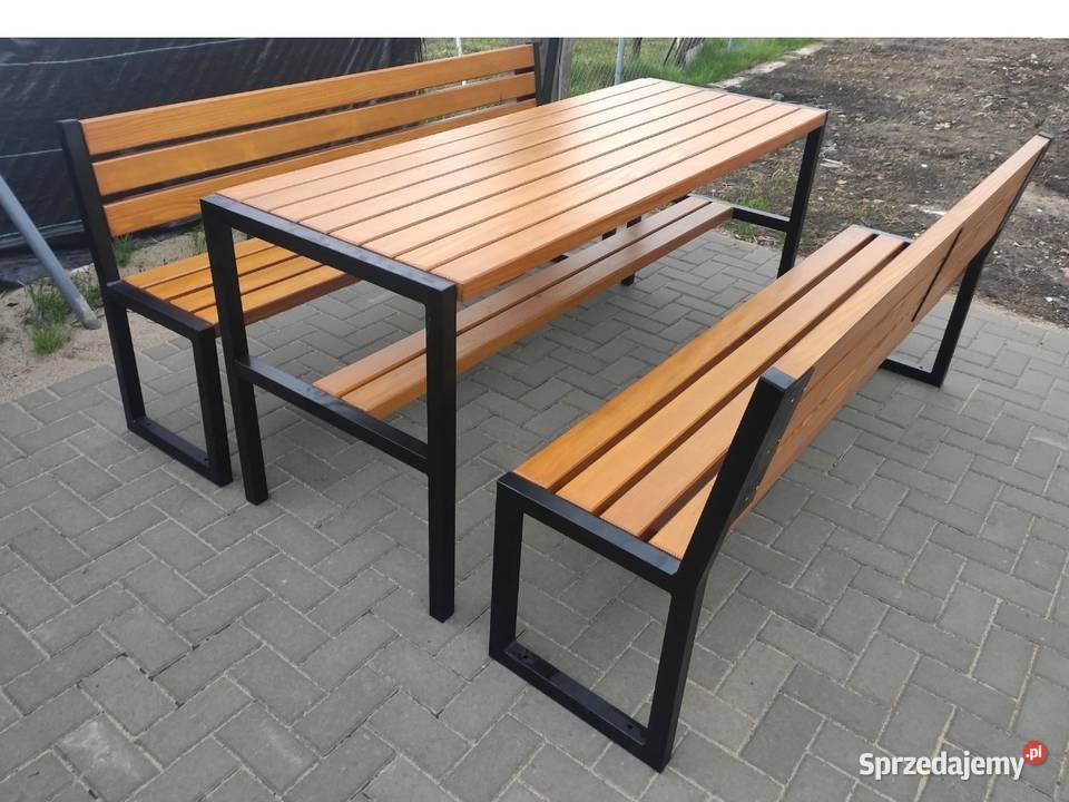 meble ogrodowe zestawy komplety stalowe W121 Podkowa Leśna sprzedam