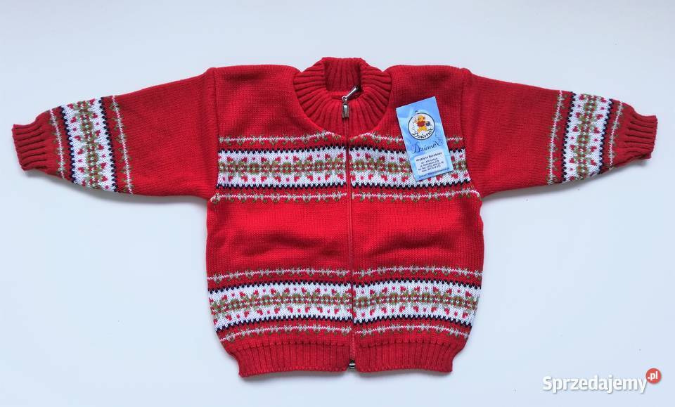 Nowy sweter Świąteczny ze stójką na zamek unisex Swetry śląskie Katowice
