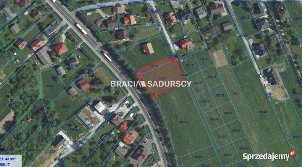 sprzedaży działki Szyce 1931m2