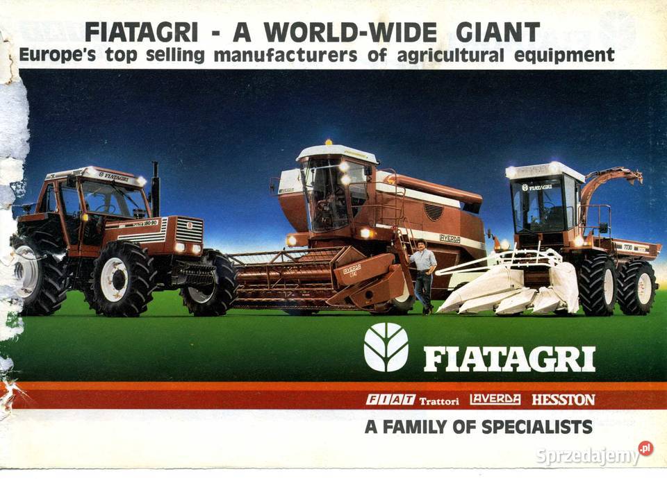 Laverda Fiatagri instrukcja napraw serwisowych Szamotuły