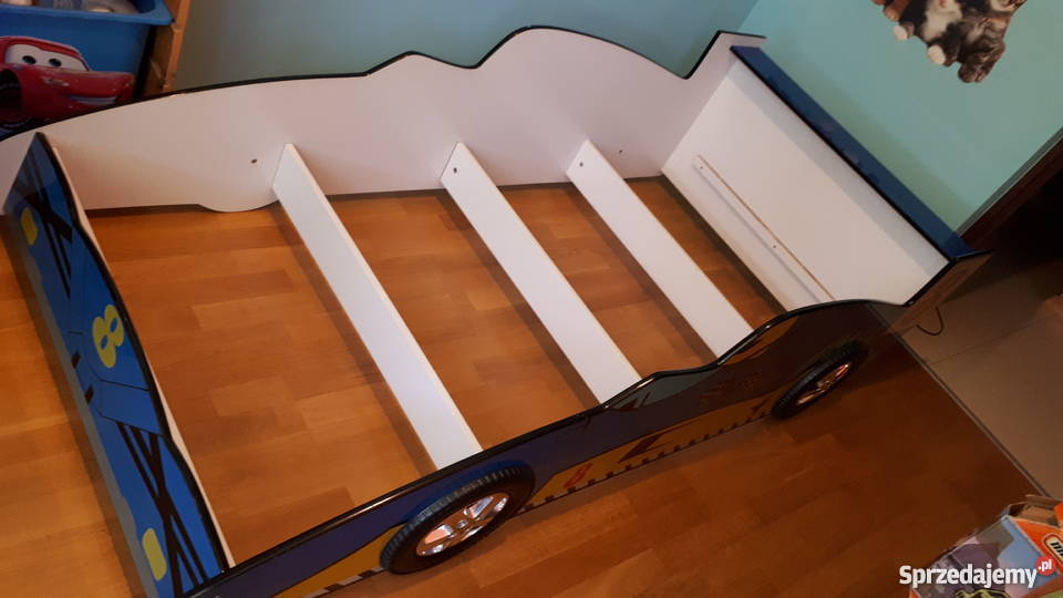 Łóżko Auto Formuła niebieskie mazowieckie Piaseczno