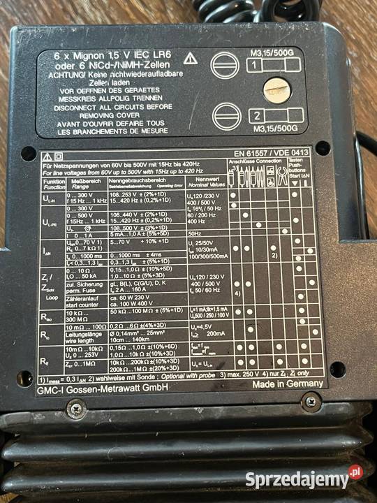Miernik instalacji elektrycznych