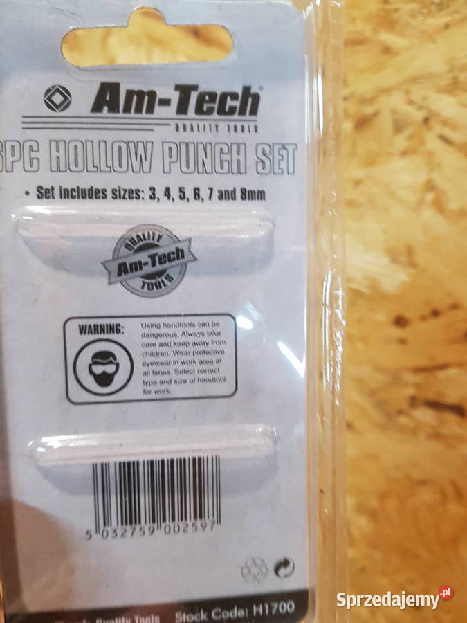 WYBIJAKI DO USZCZELEK 38mm 6 w zestawie sprzedam