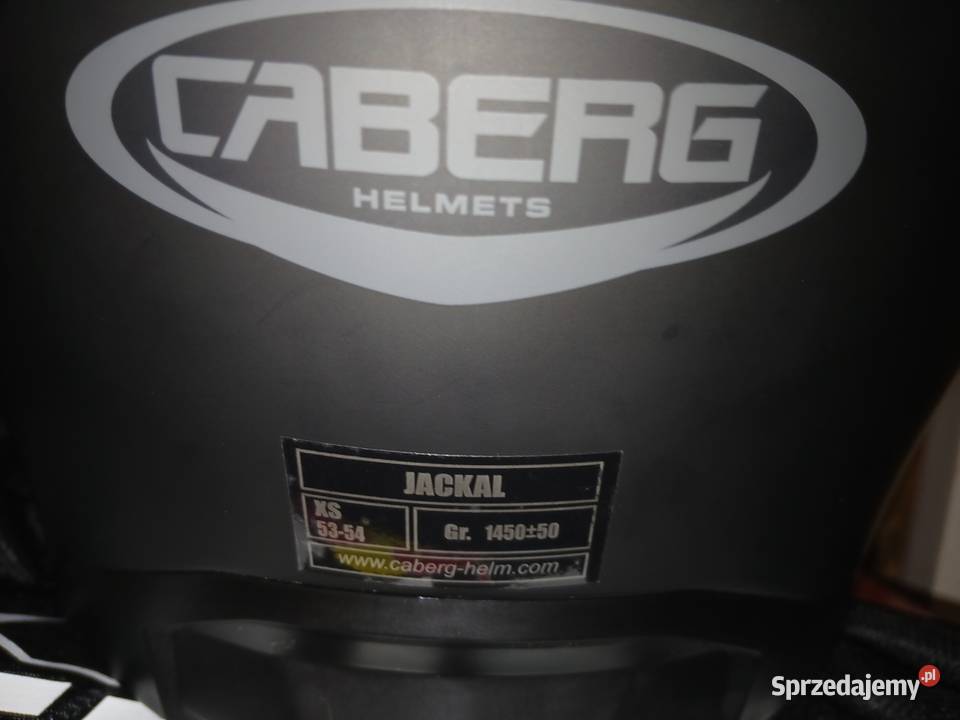 CABERG Kask Integralny Jackal Black Matt XS Kaski Mińsk Mazowiecki