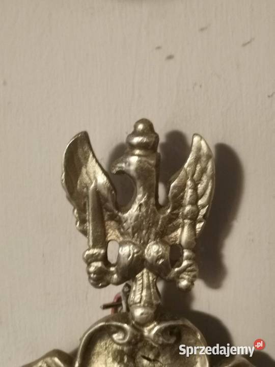 Mosiężny podwójny kinkiet Księstwo Warszawskie sprzedam