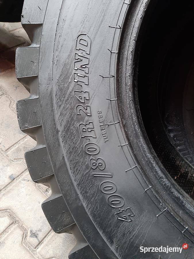 Opona używana rolnicza 40080R24 BKT MULTIMAX podlaskie Zaścianki