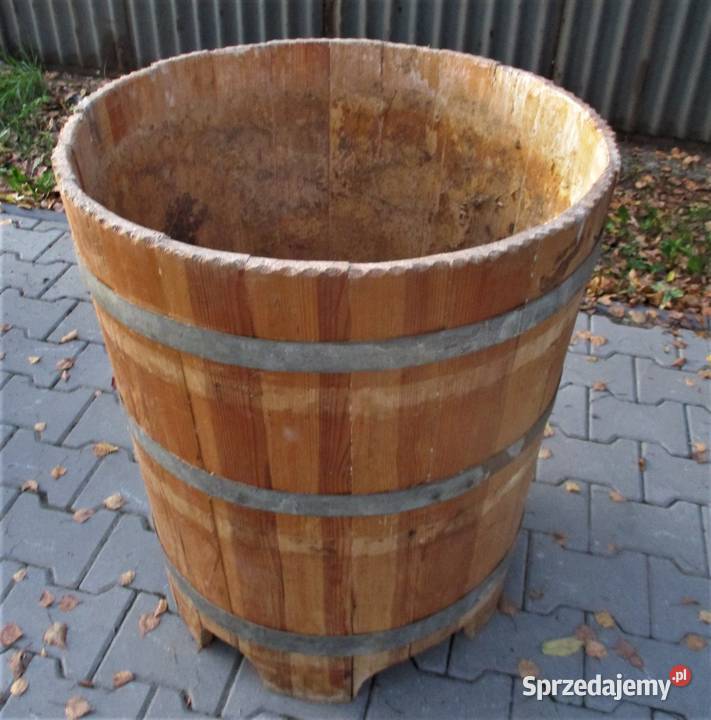 Stara Dębowa Beczka Dzieża Stożkowa na Nogach Nieporęt