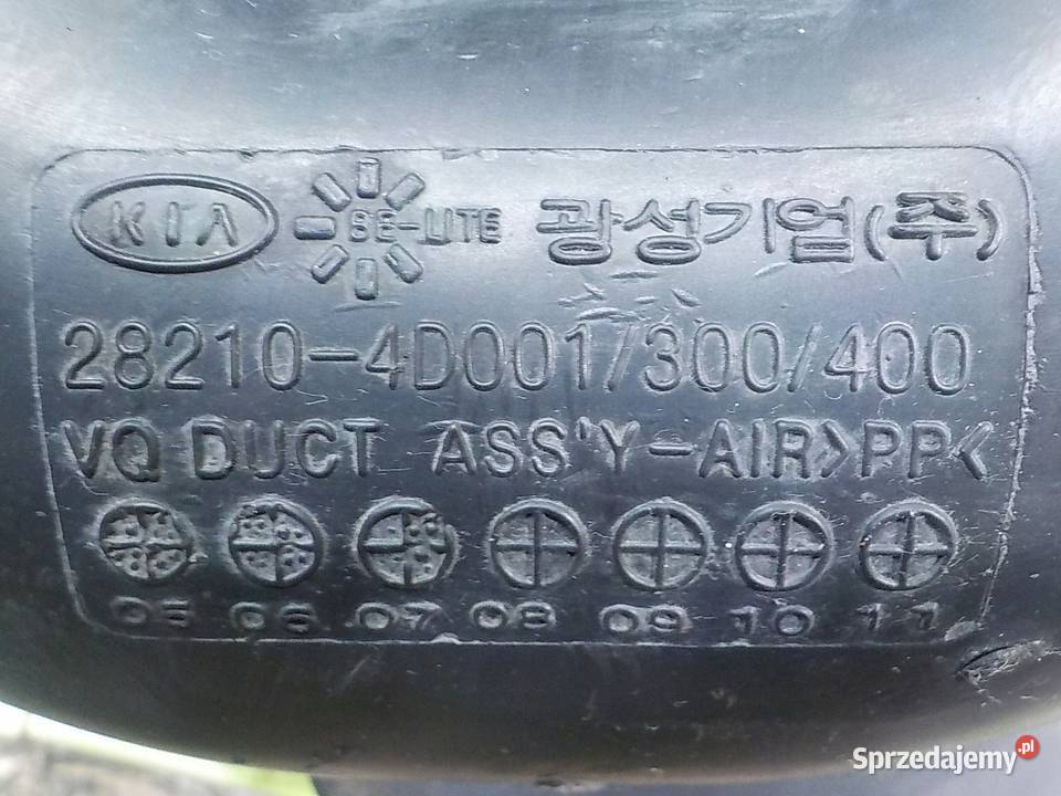 KIA CARNIVAL II 29 CRDI 08r 5D rura powietrza osobowe Suków