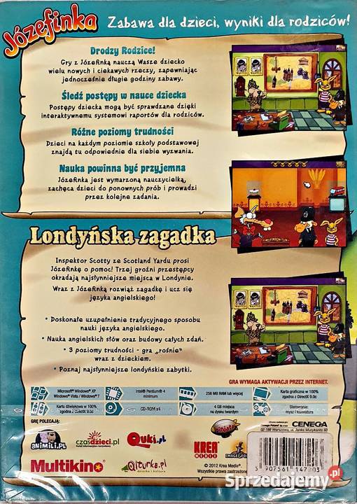 JÓZEFINKA LONDYŃSKA ZAGADKA MATEMATYCZNY WYŚCIG dla dzieci Kalisz