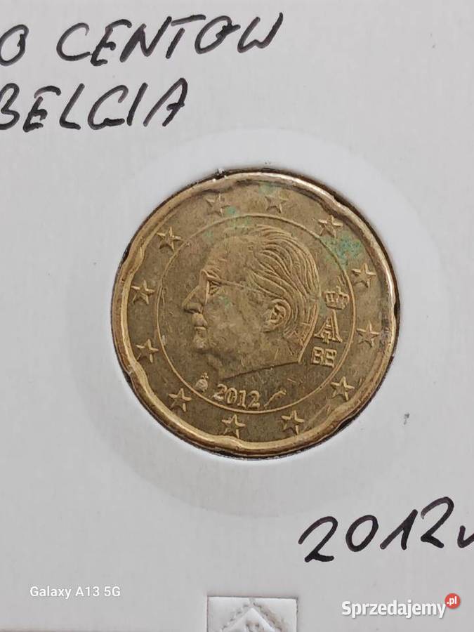20 Eurocentów Belgia 2012 r wielkopolskie Konin