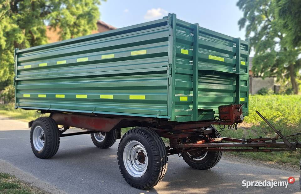 Przyczepa wywrotka 3 stronna Reisch RD80 8 ton Przyczepy rolnicze Sieradz