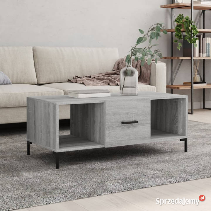 Stolik kawowy szary dąb sonoma 102x50x40 Warszawa