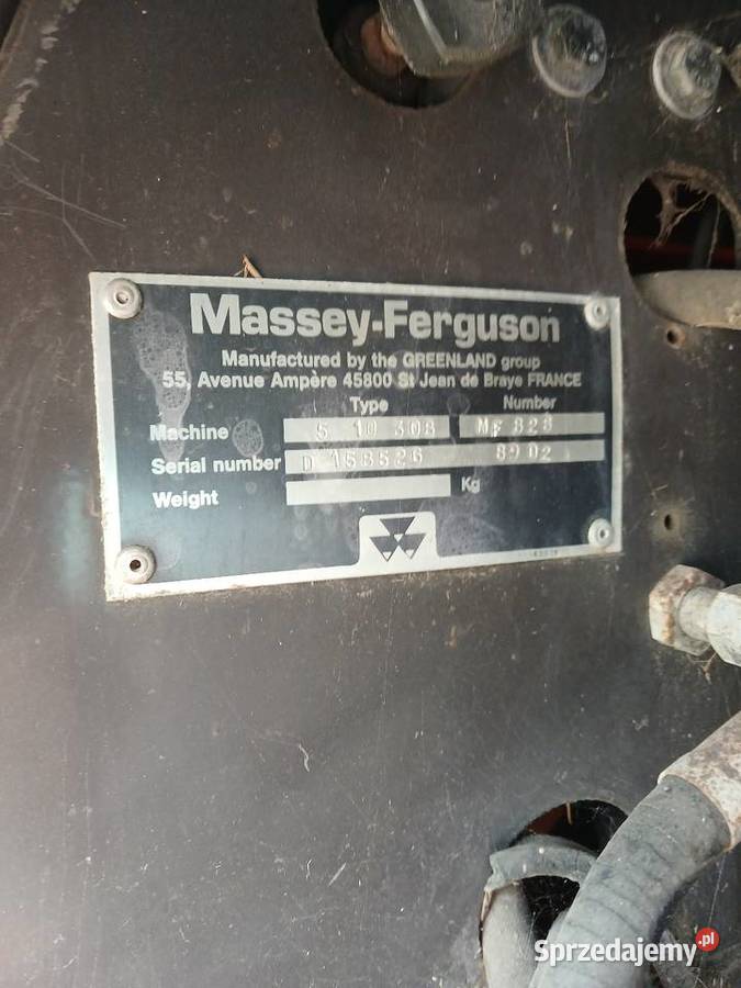 Prasa massey ferguson 828 Chełmno