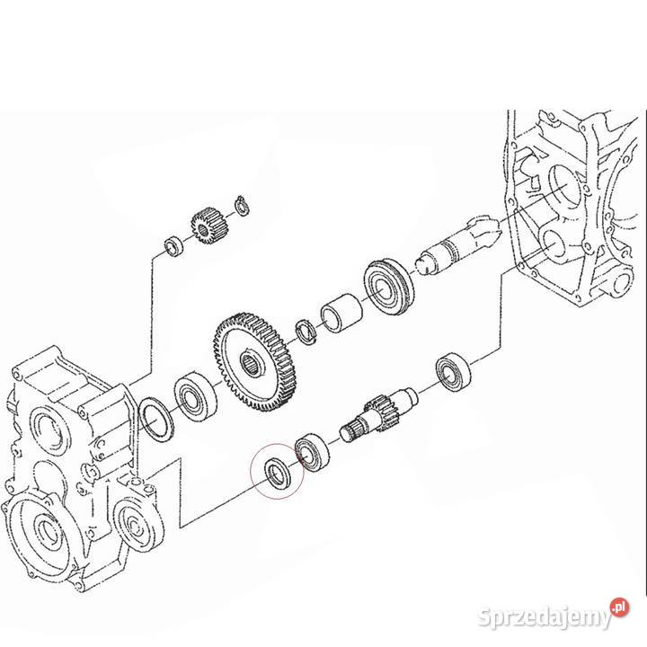 Uszczelniacz 20 x 35 x 7 mm Kubota B3200 B3300 Tajęcina