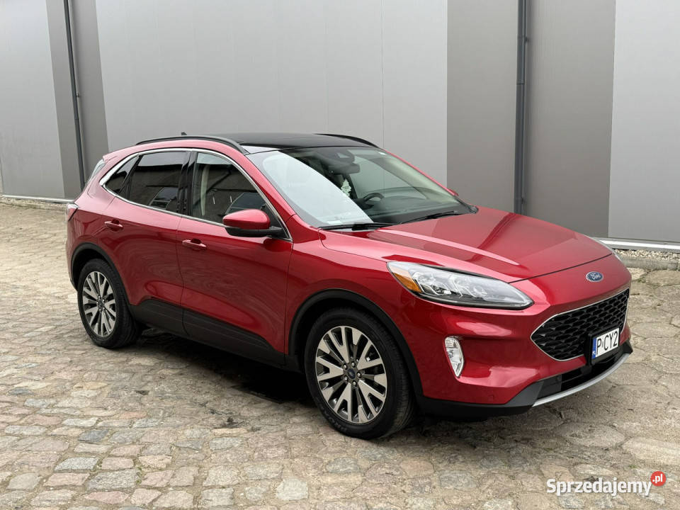 Ford Kuga TITANIUM 25 hybrid Skóra Automat asystent pasa ruchu Ford Koszalin sprzedam