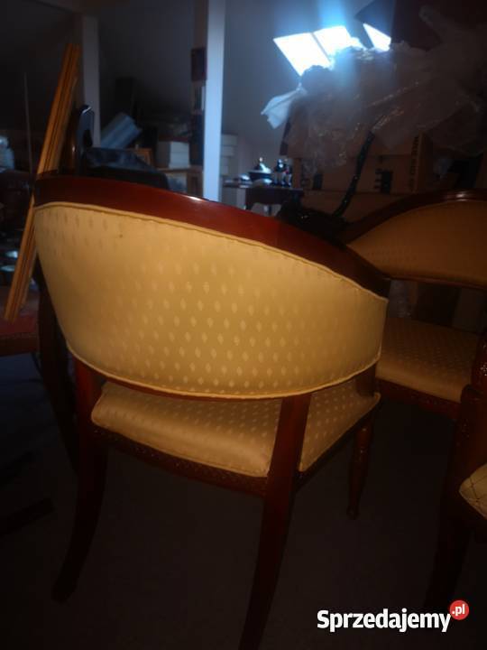 fotel kubełkowy mahoń Hebanowe popiersia Gdańsk