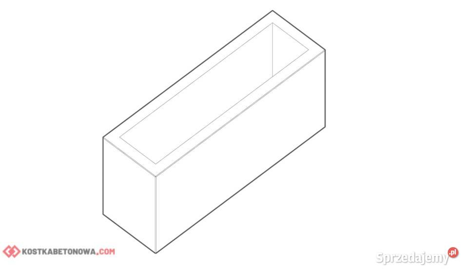 Betonowa Donica Lungo 160 Wrocław