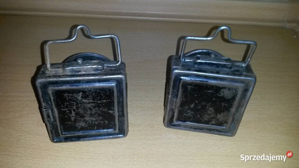 Stara Niemiecka metalowa latarka sygnalizacyjna Poznań sprzedam