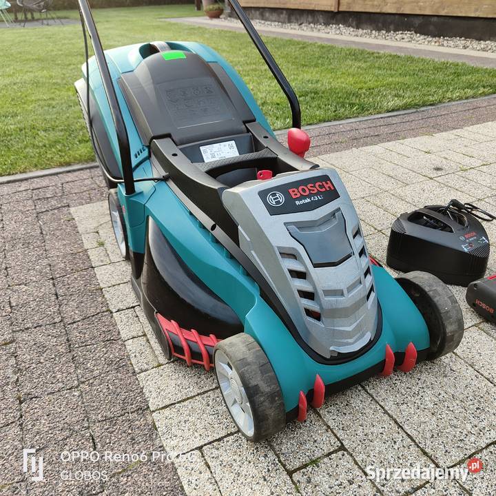 Kosiarka akumulatorowa Bosch Rotak 43Li z koszem Lubin